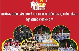 Những điều cần lưu ý khi đi xem diễu binh, diễu hành dịp Quốc khánh 2/9