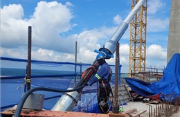 TP. Hồ Chí Minh tổ chức căng bó cáp dây văng đầu tiên cầu Phước An