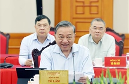 Tổng Bí thư Tô Lâm chủ trì cuộc làm việc của Bộ Chính trị với Ban Thường vụ Đảng uỷ Công an Trung ương 