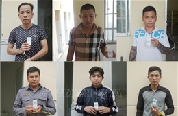 Bắt quả tang 21 đối tượng sử dụng ma túy trái phép trong nhà trọ