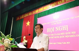 Cử tri Thanh Hóa kiến nghị nhiều vấn đề liên quan đến đời sống dân sinh
