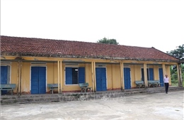 Nguy cơ mất an toàn từ dãy phòng học 30 năm tuổi ở Quảng Ngãi