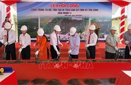 Khởi công tu bổ, tôn tạo di tích Căn cứ Tỉnh ủy Trà Vinh