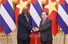 Chủ tịch Quốc hội Trần Thanh Mẫn đón và hội đàm với Chủ tịch Quốc hội Cuba 