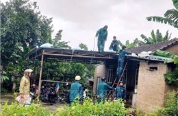 Quảng Trị ghi nhận 6 nhà bị tốc mái, nhiều khu vực bị chia cắt do ảnh hưởng bão số 10