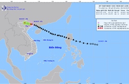 Bão số 11 suy yếu thành áp thấp nhiệt đới