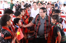 Thủ tướng dự Lễ khởi công Trường phổ thông nội trú, bán trú xã Tây Giang (Đà Nẵng)