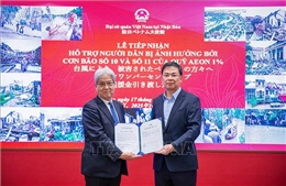 Tập đoàn Aeon Nhật Bản hỗ trợ người dân Việt Nam bị ảnh hưởng bởi bão lũ
