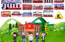 Sáng 9/11, đồng loạt khởi công 72 trường phổ thông nội trú liên cấp tại các xã biên giới 
