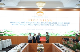 Bộ Công an hỗ trợ Huế 5 tỷ đồng và nhiều nguồn lực khắc phục hậu quả thiên tai