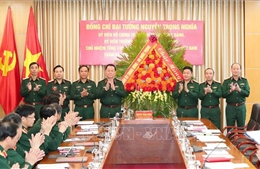 Đại tướng Nguyễn Trọng Nghĩa thăm, làm việc tại Học viện Chính trị