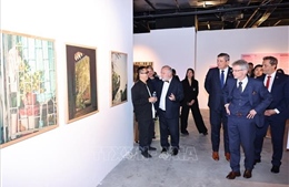 Chủ tịch Thượng viện Quốc hội Cộng hòa Séc thăm triển lãm &#39;Litte Hanoi, Next Generation&#39;