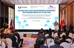 Chủ tịch Thượng viện Quốc hội Séc gặp gỡ doanh nghiệp hai nước