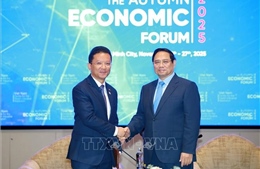 Thủ tướng tiếp Bộ trưởng Bộ Công nghiệp, Khoa học, Công nghệ và Đổi mới sáng tạo Campuchia