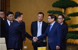 Thủ tướng Phạm Minh Chính tiếp Chủ tịch Khu tự trị dân tộc Choang Quảng Tây