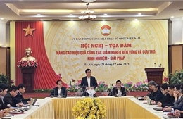 Bàn giải pháp nâng cao hiệu quả công tác giảm nghèo bền vững và cứu trợ