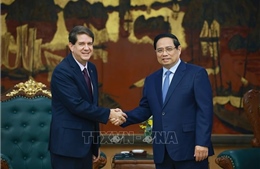 Thủ tướng tiếp Chủ tịch Hãng Thông tấn Mỹ Latin (Cuba)