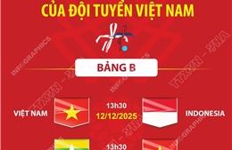 Lịch thi đấu môn futsal nữ SEA Games 33 của đội tuyển Việt Nam