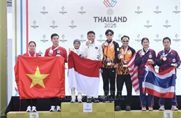 Xạ thủ Quang Huy chia sẻ về HCB nội dung 10m súng ngắn hỗn hợp