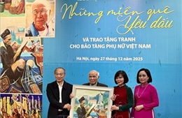 Hành trình hơn bốn thập kỷ giữ hồn quê Việt bằng hội họa