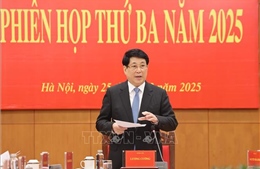 Chủ tịch nước Lương Lường chủ trì Phiên họp thứ ba Ban Chỉ đạo cải cách Tư pháp Trung ương