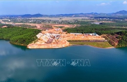 Hà Tĩnh: Thi công xuyên kỳ nghỉ lễ tại dự án hồ Kẻ Gỗ 