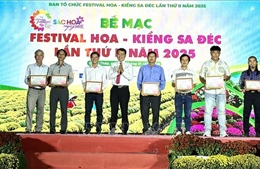 Bế mạc Festival Hoa - Kiểng Sa Đéc lần thứ 2 năm 2025