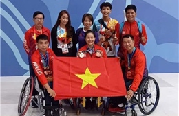 ASEAN Para Games 13: Đoàn Việt Nam thay đổi người cầm cờ vào phút chót