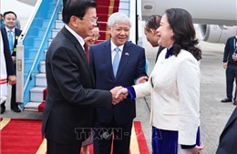 Tổng Bí thư, Chủ tịch nước Lào bắt đầu thăm cấp Nhà nước tới Việt Nam 
