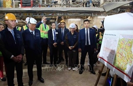 Chủ tịch Hội đồng châu Âu thăm dự án metro số 3