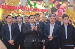 Thủ tướng Phạm Minh Chính dự tổng duyệt khai mạc Hội chợ Mùa Xuân 2026