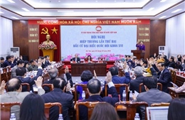 Hội nghị hiệp thương lần thứ hai thống nhất danh sách 217 người ở Trung ương được giới thiệu ứng cử