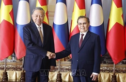 Tổng Bí thư Tô Lâm hội kiến Chủ tịch Quốc hội Lào