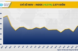 MXV-Index lập đỉnh một tháng bất chấp áp lực từ năng lượng