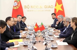 Bộ trưởng Ngoại giao Lê Hoài Trung hội đàm với Bộ trưởng Quốc vụ, Bộ trưởng Ngoại giao Bồ Đào Nha 