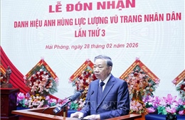 Phát biểu của Tổng Bí thư Tô Lâm tại Lễ đón nhận Danh hiệu Anh hùng Lực lượng vũ trang nhân dân của Quân chủng Hải quân