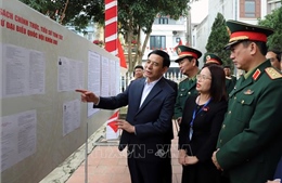 Đoàn giám sát, kiểm tra công tác bầu cử của Quốc hội làm việc tại tỉnh Thái Nguyên