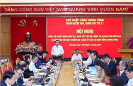Công bố quyết định kiểm tra, giám sát đối với Ban Thường vụ Đảng ủy các cơ quan Đảng Trung ương