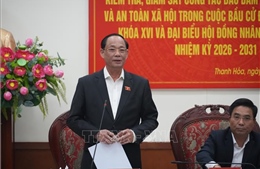 Phó Chủ tịch Quốc hội kiểm tra công tác bầu cử tại tỉnh Thanh Hóa