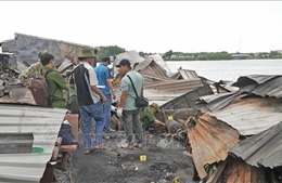 Vụ hỏa hoạn tại Cà Mau: Kịp thời thăm hỏi, hỗ trợ các hộ dân bị thiệt hại