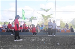 160 vận động viên tranh tài tại giải Bi sắt vô địch đồng đội quốc gia