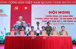 Phát động phong trào thi đua 'Vì an ninh Tổ quốc' năm 2026 Cụm thi đua số 4