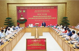 Thông qua Dự thảo kết quả kiểm tra, giám sát đối với BTV Đảng ủy Chính phủ 