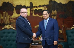 Thủ tướng Phạm Minh Chính tiếp Chủ tịch Ủy ban Giám định tư pháp Belarus Volkov Alexei Aleksandrovich