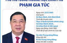 Phó Thủ tướng Thường trực Chính phủ Phạm Gia Túc