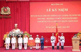 Lễ kỷ niệm 80 năm Ngày truyền thống lực lượng An ninh nội địa