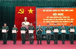 Xây dựng tổ chức quân sự địa phương vững mạnh