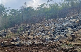 Lâm Đồng yêu cầu xử lý nghiêm việc khai thác khoáng sản trái phép tại xã Quảng Tân