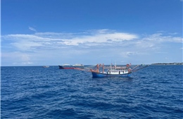 Khẩn trương hỗ trợ tàu cá cùng 17 thuyền viên gặp sự cố trên biển