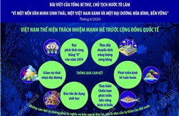 Việt Nam thể hiện trách nhiệm mạnh mẽ trước cộng đồng quốc tế